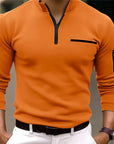 Jonathan™ Poloshirt met Kwartel Rits