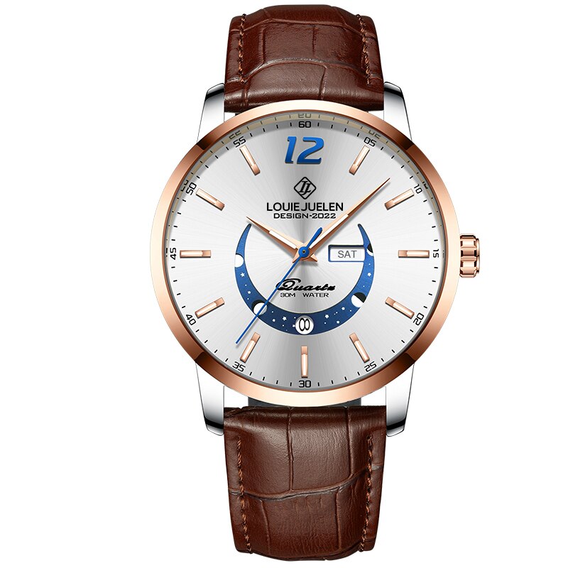 Louie Juelen™ Elegant maanfasehorloge