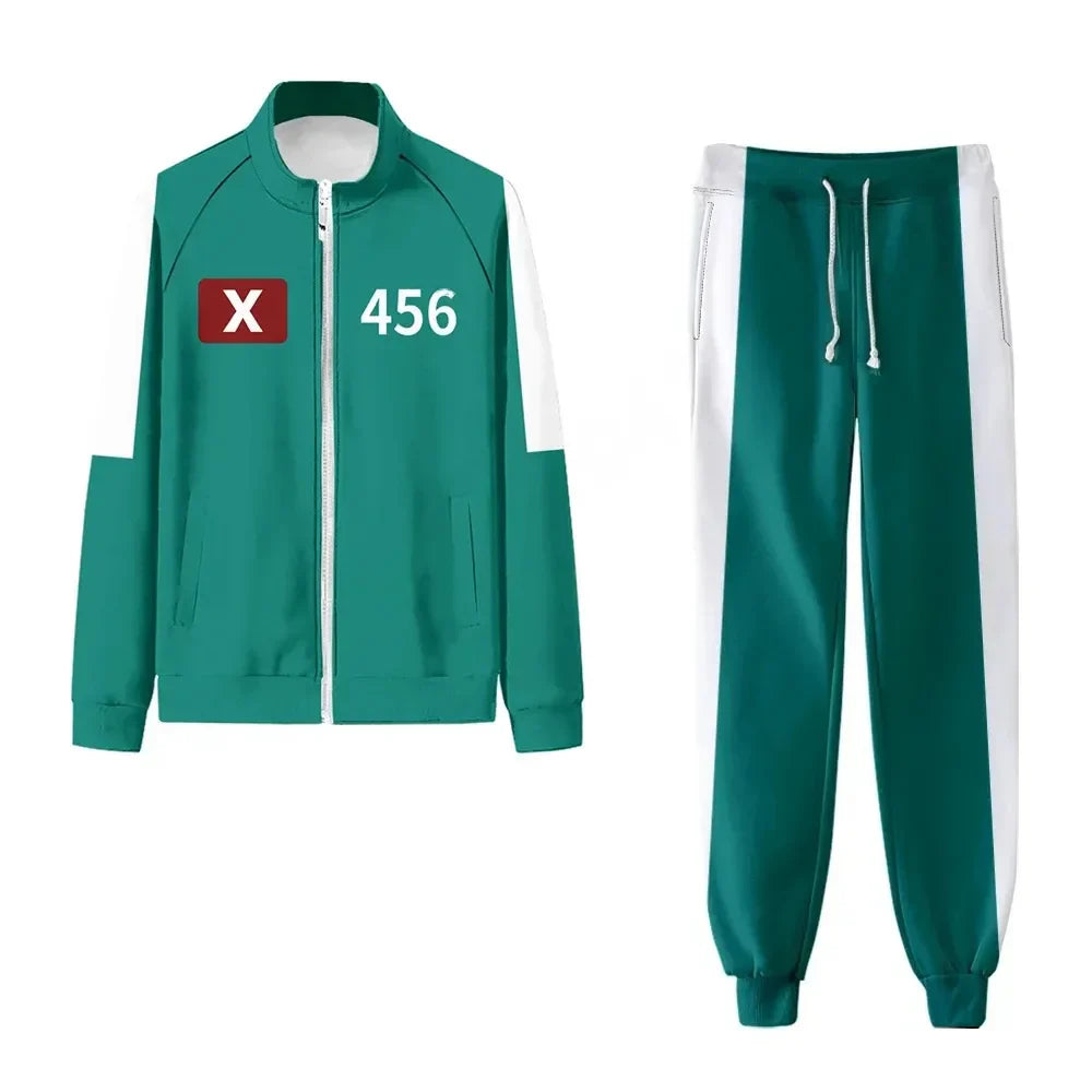 Trendy Squid Game Tracksuit Set – Sportieve Stijl en Comfort