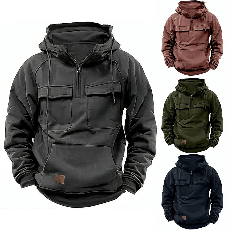 John™ | Winter hoodie met rits